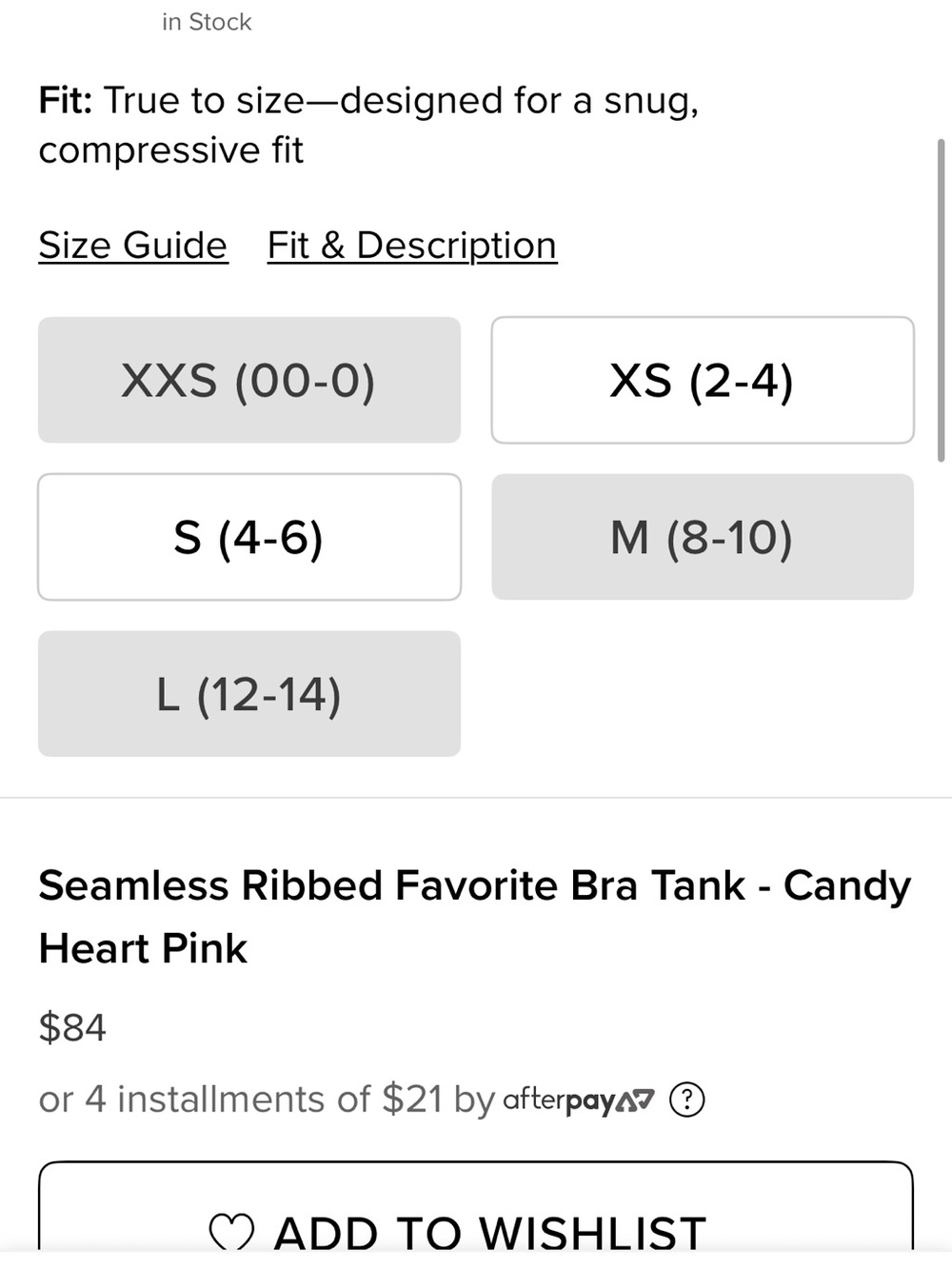ALO Yoga Seamless Ribbed Favorite Bra Tank - Picture 2 of 5